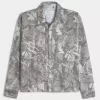 Boxy Camo Flannel Shirt