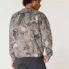 Boxy Camo Logo Crew Sweatshirt