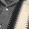 Boxy Crochet-Style Short-Sleeve Shirt