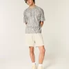 Boxy Crop Heavyweight Camo Crew T-Shirt