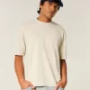 Boxy Crop Heavyweight Crew T-Shirt