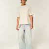 Boxy Crop Heavyweight Crew T-Shirt