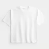 Boxy Crop Heavyweight Crew T-Shirt