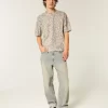 Boxy Crop Heavyweight Leopard Print Crew T-Shirt