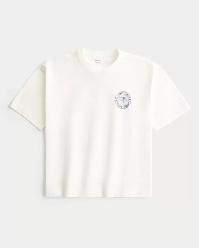 Boxy Crop Looney Tunes Taz Graphic Tee