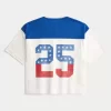 Boxy Crop Number Graphic Jersey