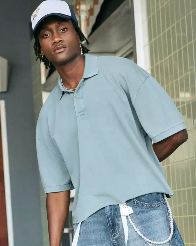 Boxy Crop Polo