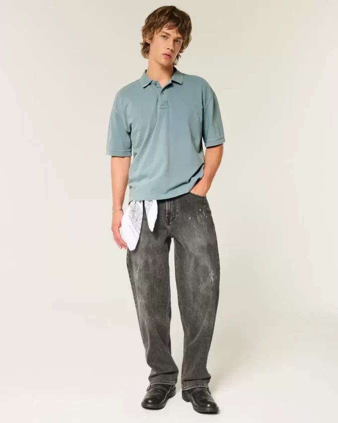 Boxy Crop Polo