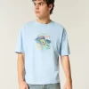Boxy Crop SpongeBob SquarePants Graphic Tee