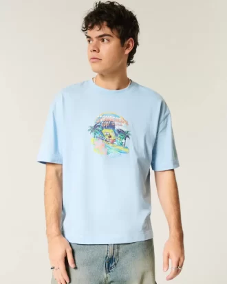 Boxy Crop SpongeBob SquarePants Graphic Tee