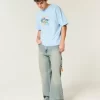 Boxy Crop SpongeBob SquarePants Graphic Tee