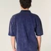 Boxy Crop Washed Polo