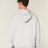 Boxy Flame Graphic Hoodie