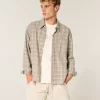 Boxy Flannel Shirt