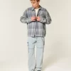 Boxy Flannel Shirt