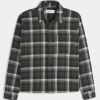 Boxy Flannel Shirt