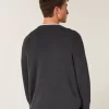Boxy Graphic Crew Sweater