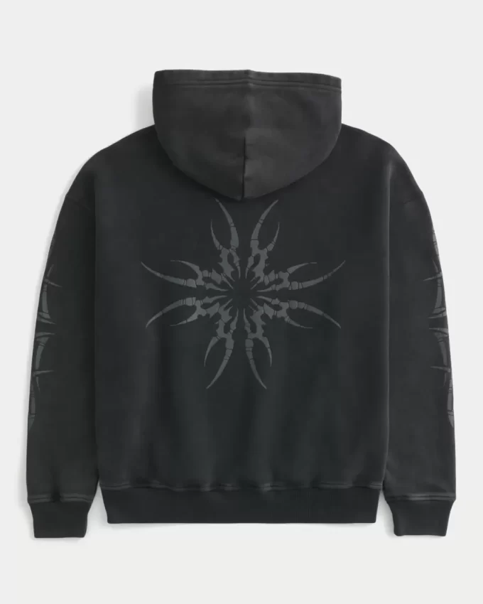 Boxy Graphic Hoodie