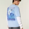 Boxy Hawaii Surf Graphic Tee