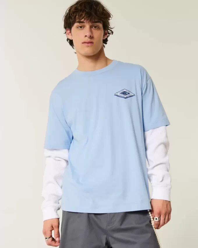 Boxy Hawaii Surf Graphic Tee