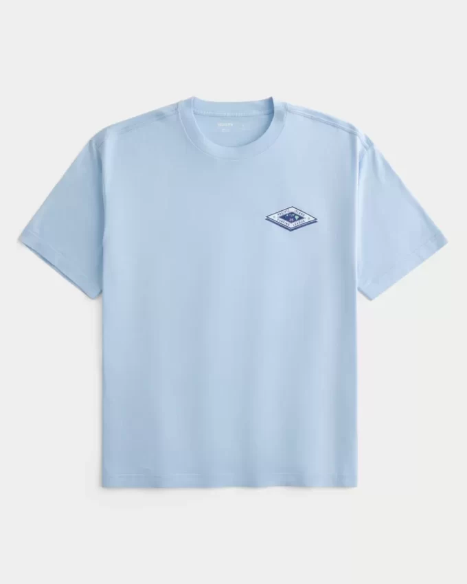 Boxy Hawaii Surf Graphic Tee