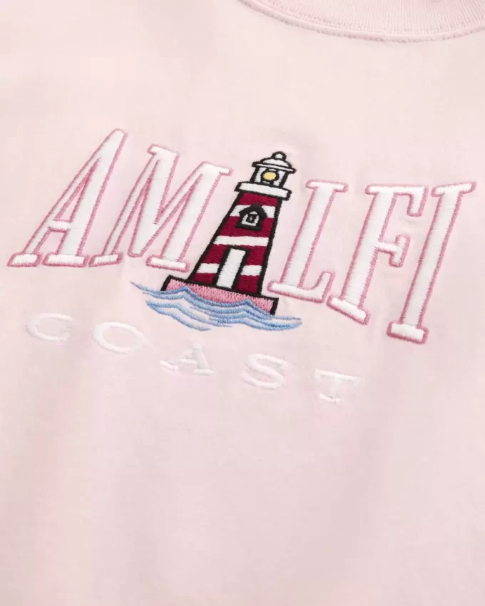 Boxy Heavyweight Amalfi Coast Graphic Tee