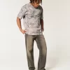 Boxy Heavyweight Camo Crew T-Shirt