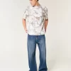 Boxy Heavyweight Camo Crew T-Shirt