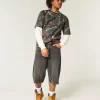 Boxy Heavyweight Camo Crew T-Shirt