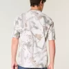 Boxy Heavyweight Camo Crew T-Shirt
