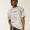 Boxy Heavyweight Camo Dodge Challenger SRT Graphic Tee