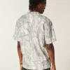 Boxy Heavyweight Camo Dodge Challenger SRT Graphic Tee