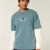 Boxy Heavyweight Costa Rica Graphic Tee