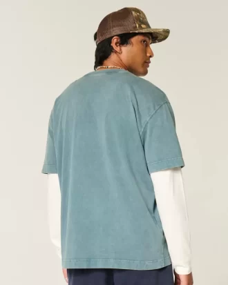 Boxy Heavyweight Costa Rica Graphic Tee