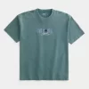 Boxy Heavyweight Costa Rica Graphic Tee