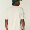 Boxy Heavyweight Cotton Crew T-Shirt