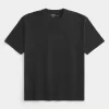 Boxy Heavyweight Cotton Crew T-Shirt