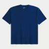 Boxy Heavyweight Cotton Crew T-Shirt