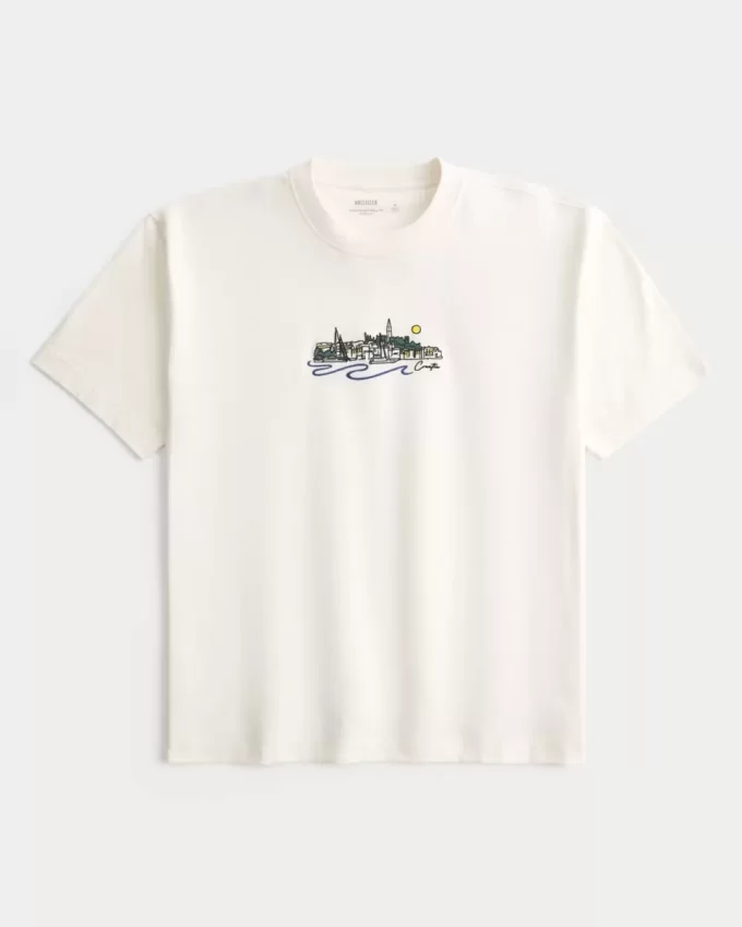 Boxy Heavyweight Croatia Graphic Tee