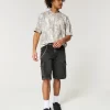 Boxy Heavyweight Crop Camo Crew T-Shirt