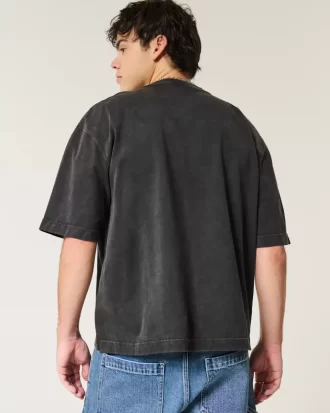 Boxy Heavyweight Crop Crew T-Shirt