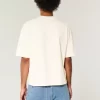Boxy Heavyweight Crop Crew T-Shirt