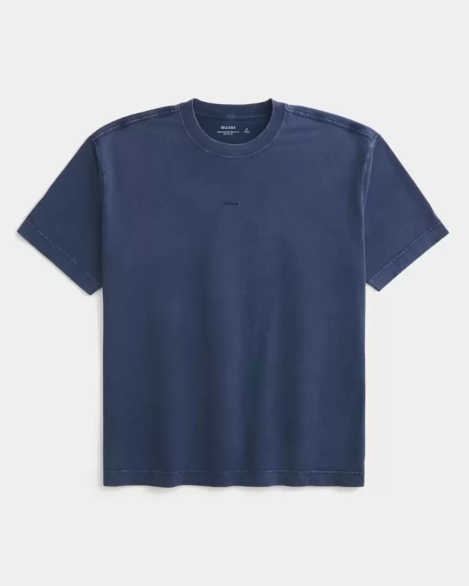 Boxy Heavyweight Logo Crew T-Shirt