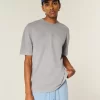 Boxy Heavyweight Logo Crew T-Shirt