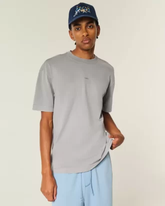 Boxy Heavyweight Logo Crew T-Shirt