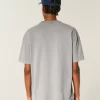 Boxy Heavyweight Logo Crew T-Shirt