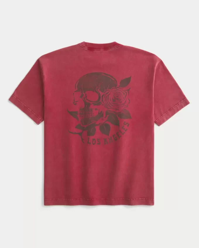 Boxy Heavyweight Los Angeles Graphic Tee