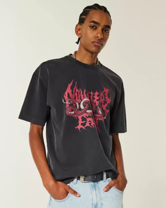 Boxy Heavyweight Nowhere Fast Graphic Tee