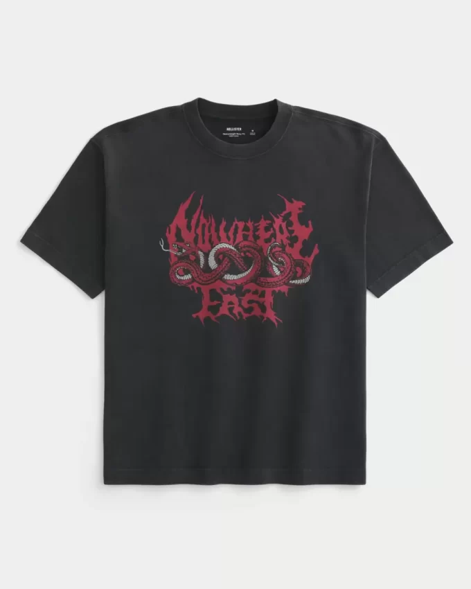 Boxy Heavyweight Nowhere Fast Graphic Tee