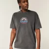 Boxy Heavyweight Oahu Graphic Tee